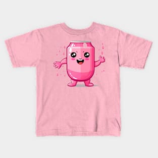 Soft drink cute T-Shirt cute giril Kids T-Shirt